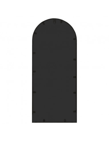 Specchio Nero 100x45 cm Ferro per Uso Interno