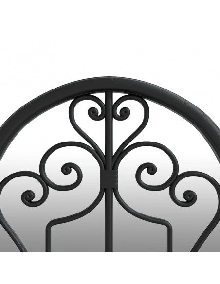 Specchio Nero 100x45 cm Ferro per Uso Interno