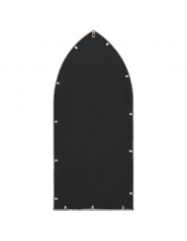 Specchio da Giardino Sabbia 100x45 cm in Ferro per Uso Esterno