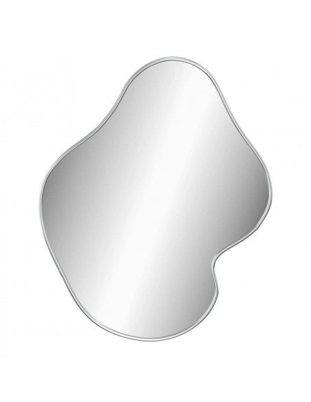 Specchio da Parete Argento 60x50 cm