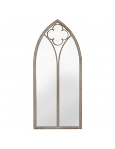 Specchio da Giardino Sabbia 100x45 cm in Ferro per Uso Esterno 2