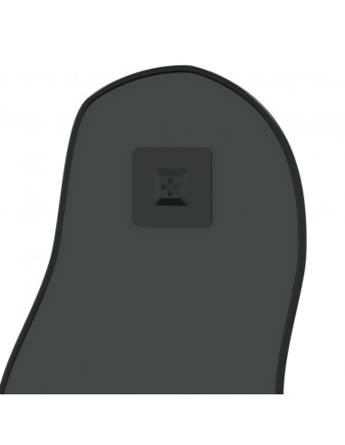 Specchio da Parete Nero 80x35 cm