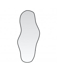 Specchio da Parete Nero 100x45 cm 2