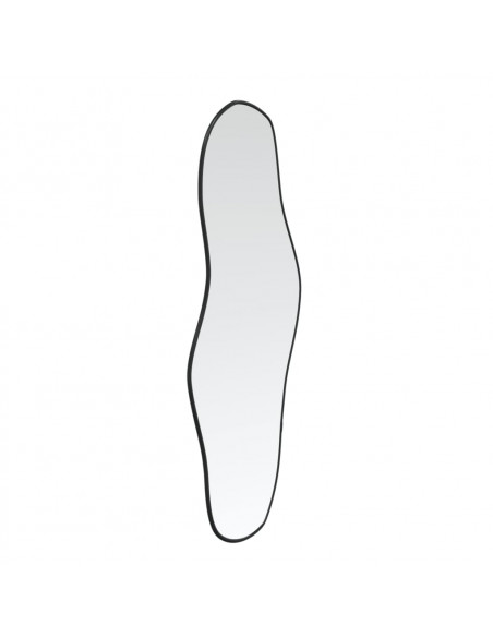 Specchio da Parete Nero 100x45 cm