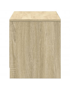 Mobile Porta TV con LED Rovere Sonoma 97x34x40 cm in Truciolato 2