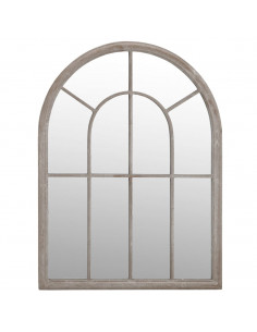 Specchio da Giardino Sabbia 60x45 cm in Ferro per Uso Esterno 2