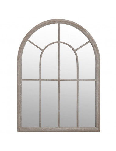 Specchio da Giardino Sabbia 60x45 cm in Ferro per Uso Esterno