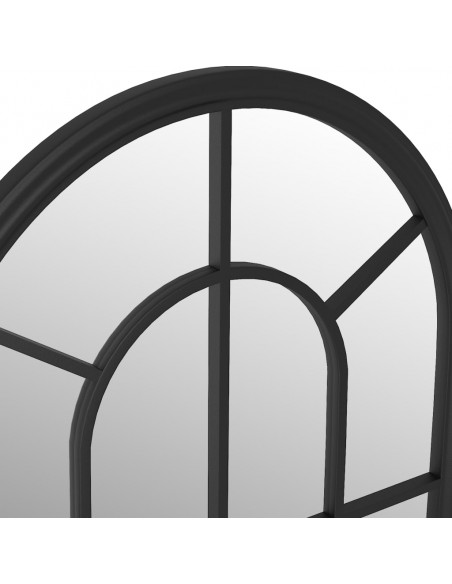 Specchio Nero 60x45 cm Ferro per Uso Interno