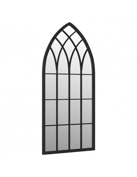 Specchio Nero 70x30 cm Ferro per Uso Interno
