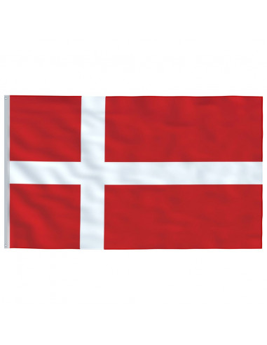 Asta e Bandiera Danimarca 6,08 m Alluminio