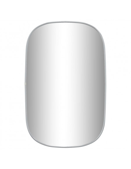 Specchio da Parete Argento 70x45 cm