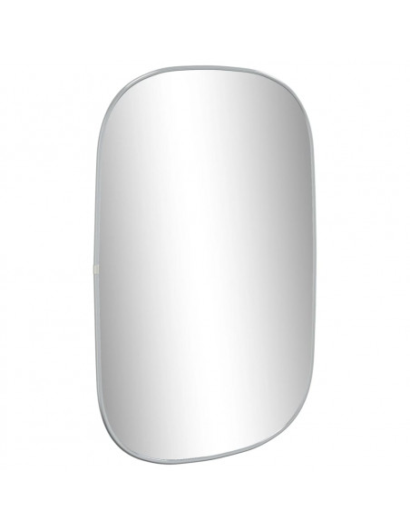 Specchio da Parete Argento 70x45 cm