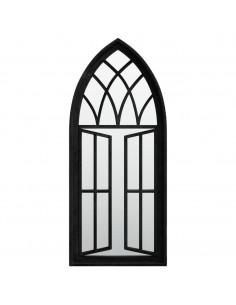 Specchio Nero 70x30 cm in Ferro per Uso Interno 2