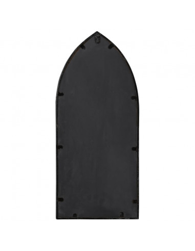 Specchio Nero 70x30 cm in Ferro per Uso Interno