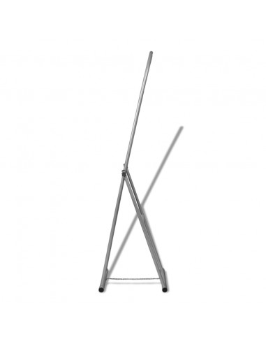 Specchio Autoportante a Figura Intera Rettangolare Grigio