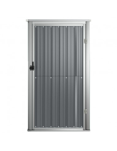 Capanno per Attrezzi Grigio 88x89x161 cm in Acciaio Zincato