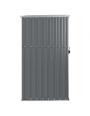 Capanno per Attrezzi Grigio 88x89x161 cm in Acciaio Zincato