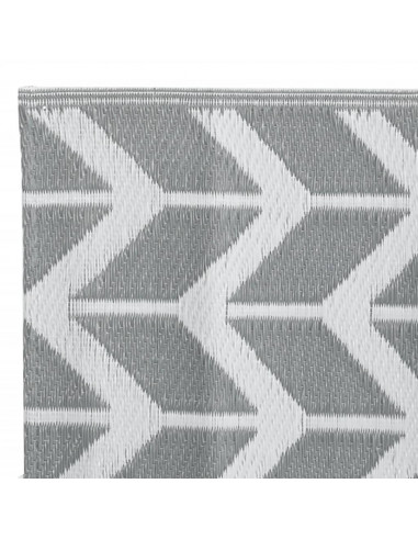 Tappeto da Esterni Grigio 80x250 cm in PP