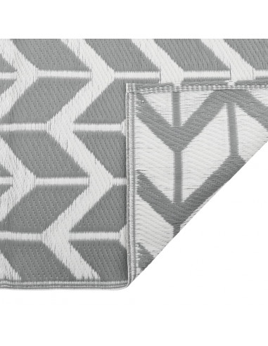 Tappeto da Esterni Grigio 80x250 cm in PP