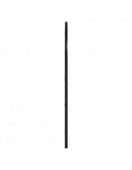 Specchio da Parete Nero 60x70 cm Arco in Ferro