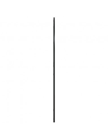 Specchio da Parete Nero 100x110 cm Arco in Ferro