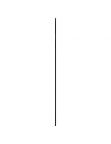 Specchio da Parete Nero 100x130 cm Arco in Ferro