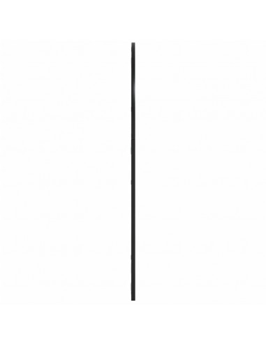 Specchio da Parete Nero 80x100 cm Arco in Ferro