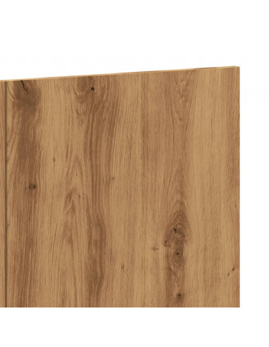 Testiera a Parete Legno Artigianale 240x1,5x80 cm in Truciolato