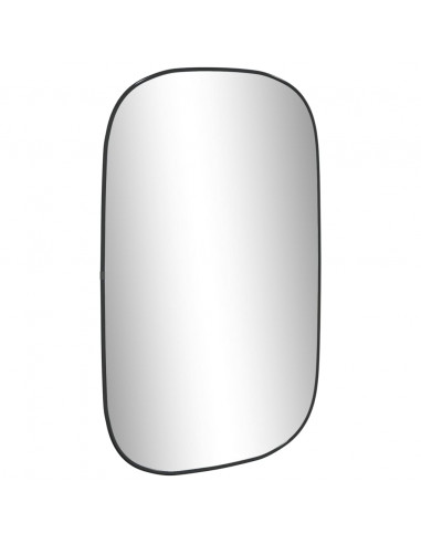 Specchio da Parete Nero 80x50 cm