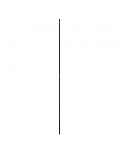 Specchio da Parete Nero 80x50 cm