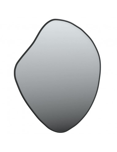 Specchio da Parete Nero 60x50 cm