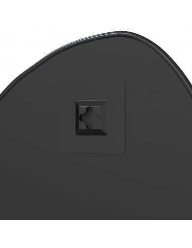 Specchio da Parete Nero 60x50 cm