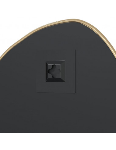 Specchio da Parete Dorato 50x40 cm