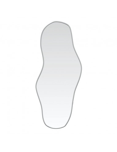 Specchio da Parete Argento 100x45 cm