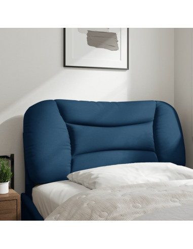 Cuscino Testiera Blu 90 cm in Tessuto