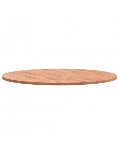 Piano per Tavolo Ø70x1,5 cm Rotondo in Legno Massello di Faggio