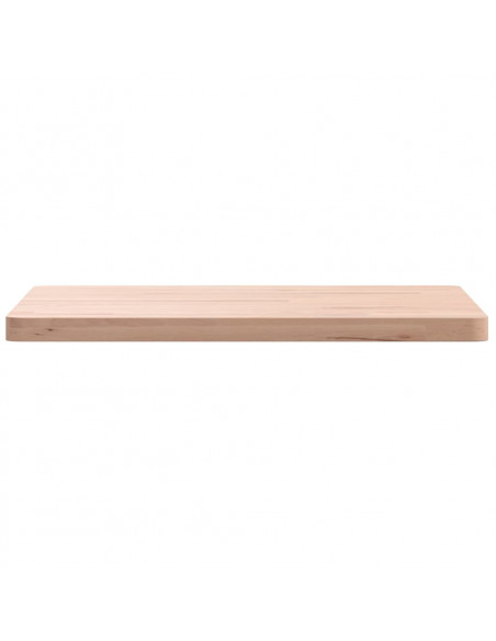 Piano per Tavolo 50x50x2,5 cm Quadrato Legno Massello di Faggio