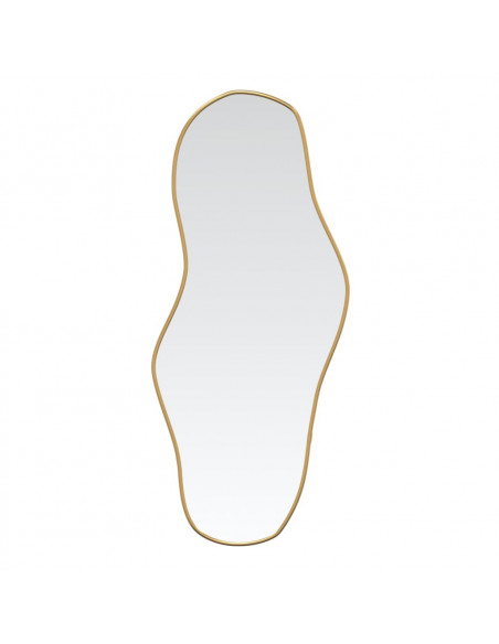 Specchio da Parete Dorato 80x35 cm
