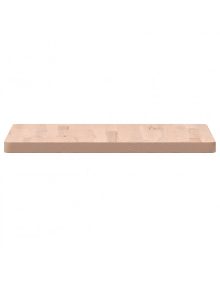 Piano per Tavolo 50x50x2,5 cm Quadrato Legno Massello di Faggio