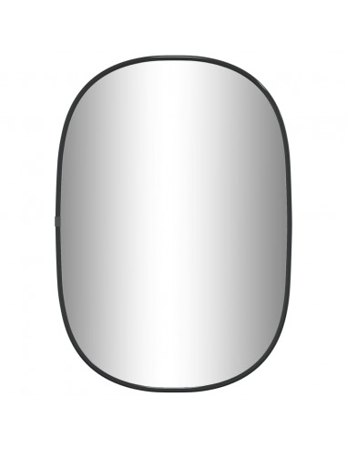 Specchio da Parete Nero 50x35 cm