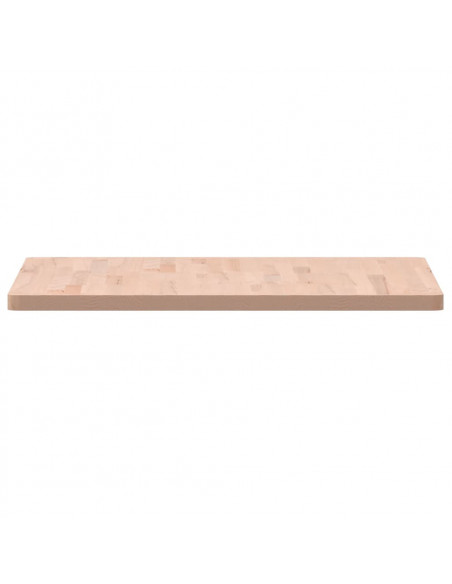 Piano per Tavolo 70x70x2,5 cm Quadrato Legno Massello di Faggio