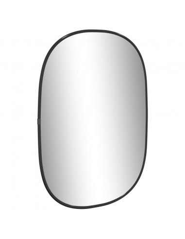 Specchio da Parete Nero 50x35 cm