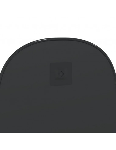 Specchio da Parete Nero 50x35 cm