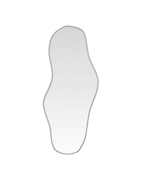 Specchio da Parete Argento 60x25 cm