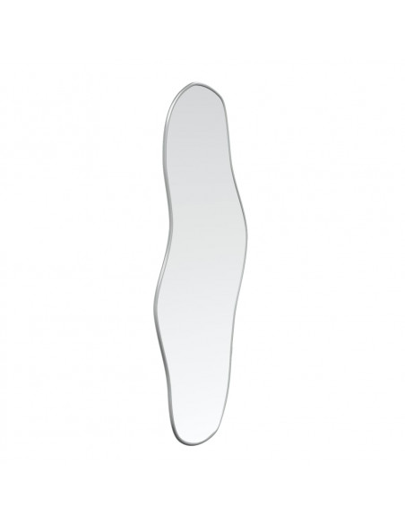 Specchio da Parete Argento 60x25 cm