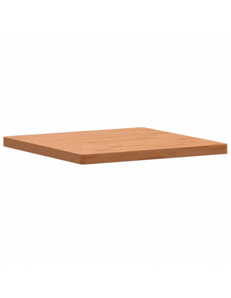 Piano per Tavolo 70x70x4 cm Quadrato Legno Massello di Faggio