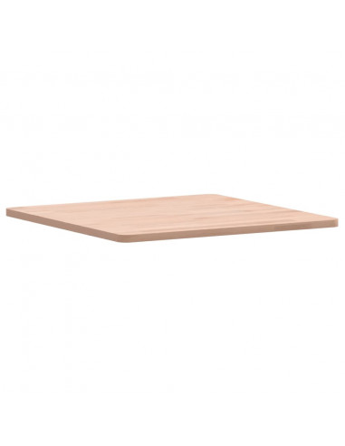 Piano per Tavolo 50x50x1,5 cm Quadrato Legno Massello di Faggio