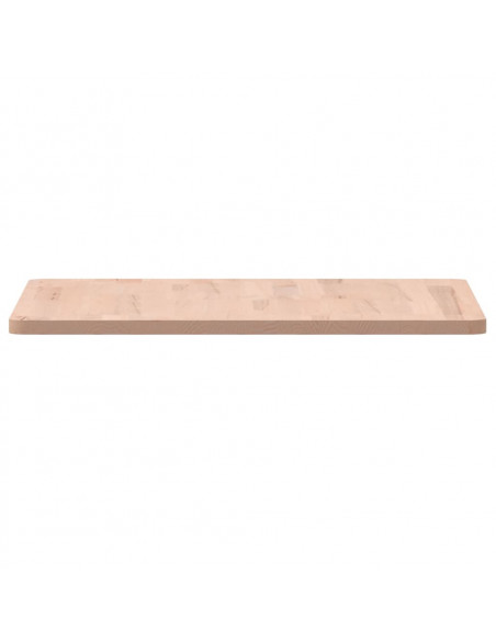 Piano per Tavolo 50x50x1,5 cm Quadrato Legno Massello di Faggio