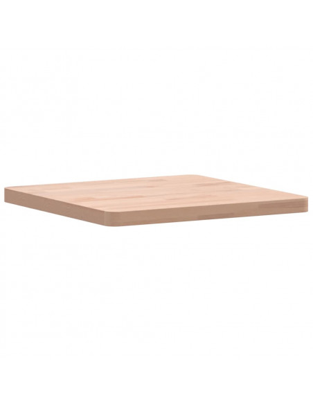 Piano per Tavolo 40x40x2,5 cm Quadrato Legno Massello di Faggio