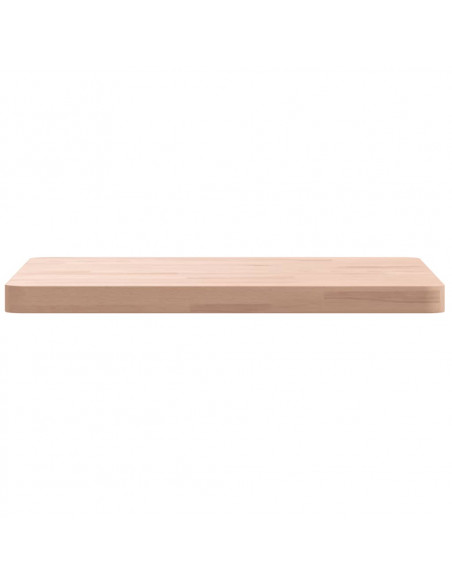 Piano per Tavolo 40x40x2,5 cm Quadrato Legno Massello di Faggio